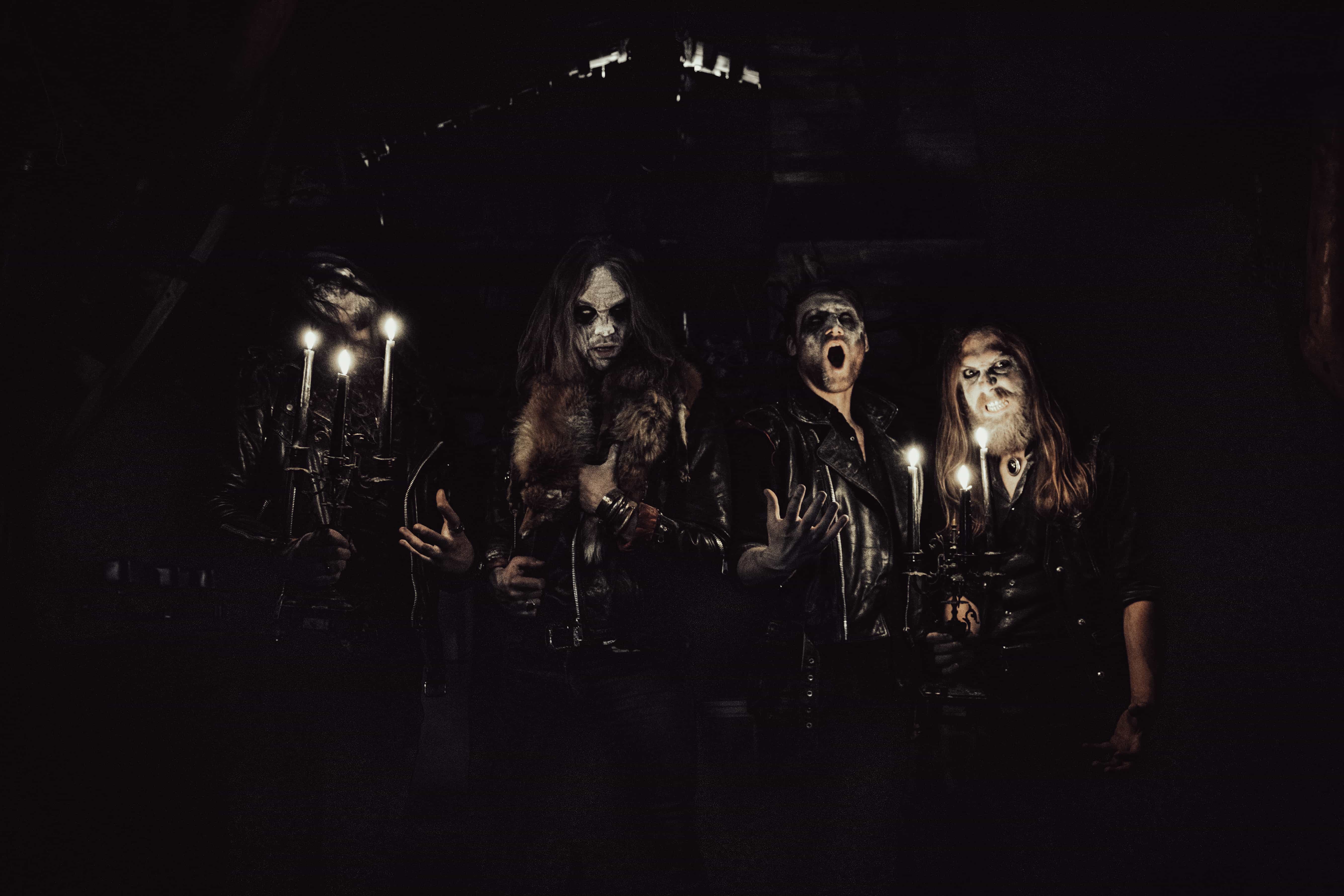 Ensanguinate band photoshoot, Abtenau, Austria